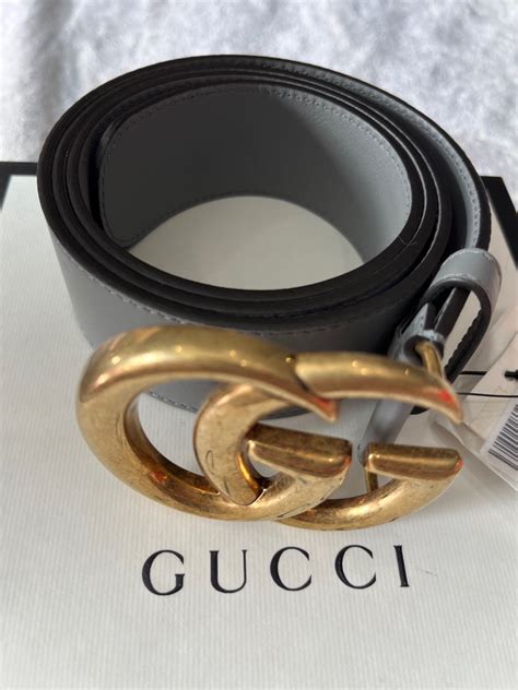 gucci belt grey and black|gucci marmont belt 4cm.